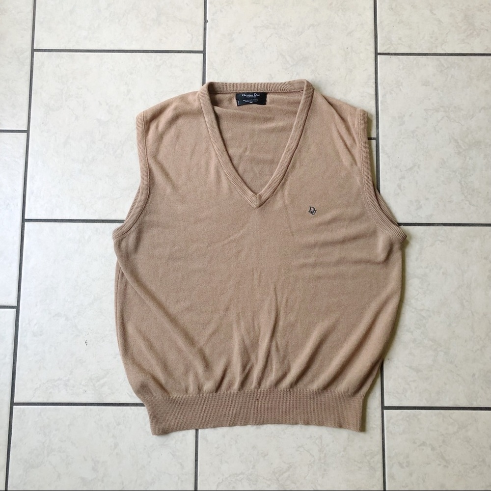Christian Dior • vintage sweater vest, M